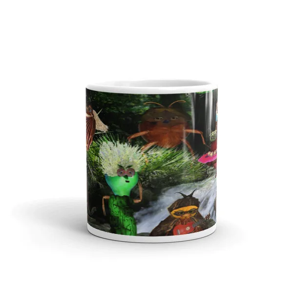 Hidden Creatures Panorama Coffee Cup